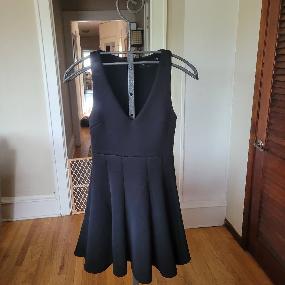 MinkPink Black Skater Dress